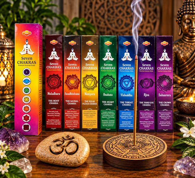 Incienso 7 Chakras Sac set 7 chakras